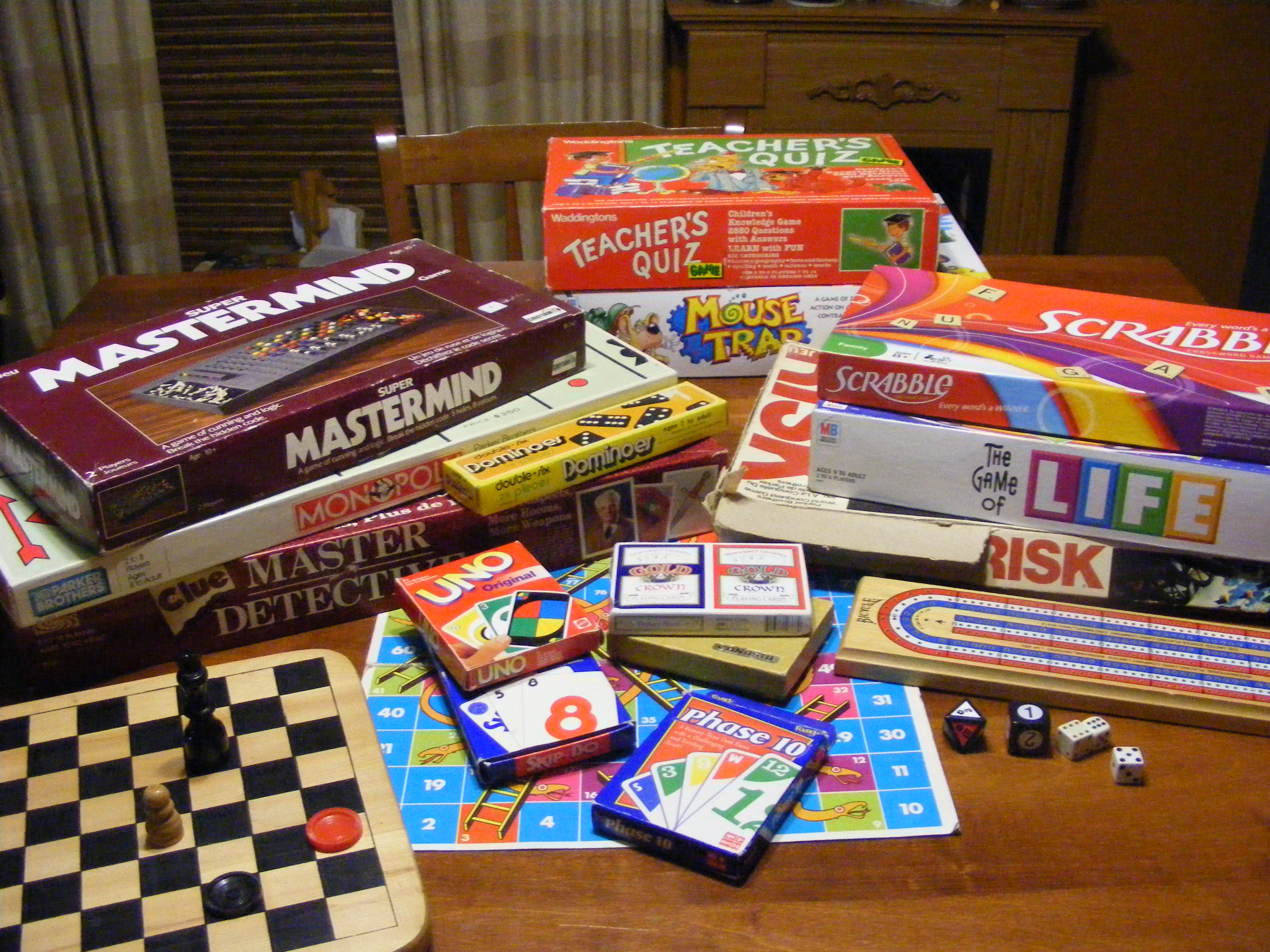 Board Games at Southey Library
